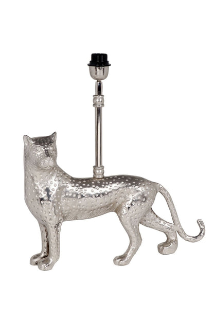 RUBY STAR TRADERS FELINE LAMP BASE RAW NICKEL