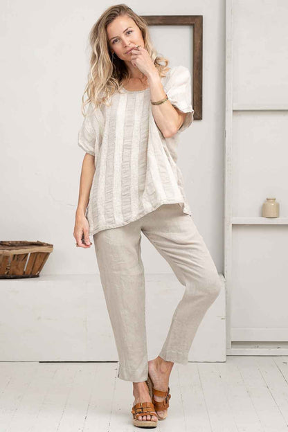 LA BOTTEGA DI BRUNELLA PANTALONE PEGASO BATTISTA NATURALE