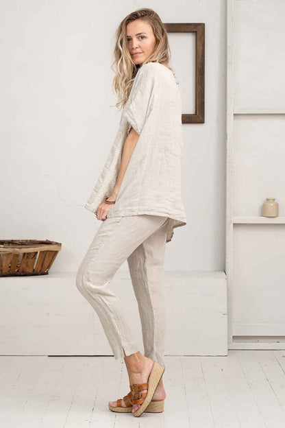 LA BOTTEGA DI BRUNELLA PANTALONE PEGASO BATTISTA NATURALE