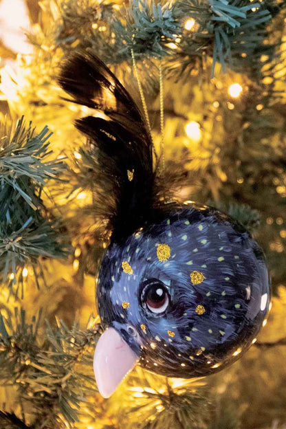 LA LA LAND BLACK COCKATOO 3D BAUBLE