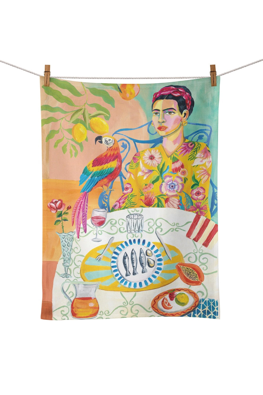 LA LA LAND TEA TOWEL LIFE IN COLOUR
