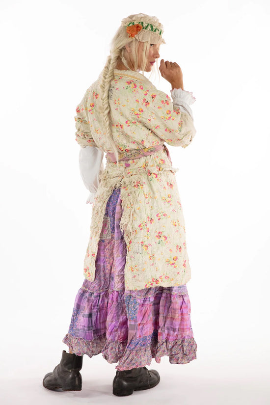 MAGNOLIA PEARL LINEN FLORAL CONTESSA JACKET 781 CIRCUS ROSE