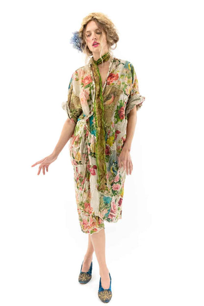 MAGNOLIA PEARL PATCHWORK BIRD VIJJI KIMONO JACKET 676 FLORERE