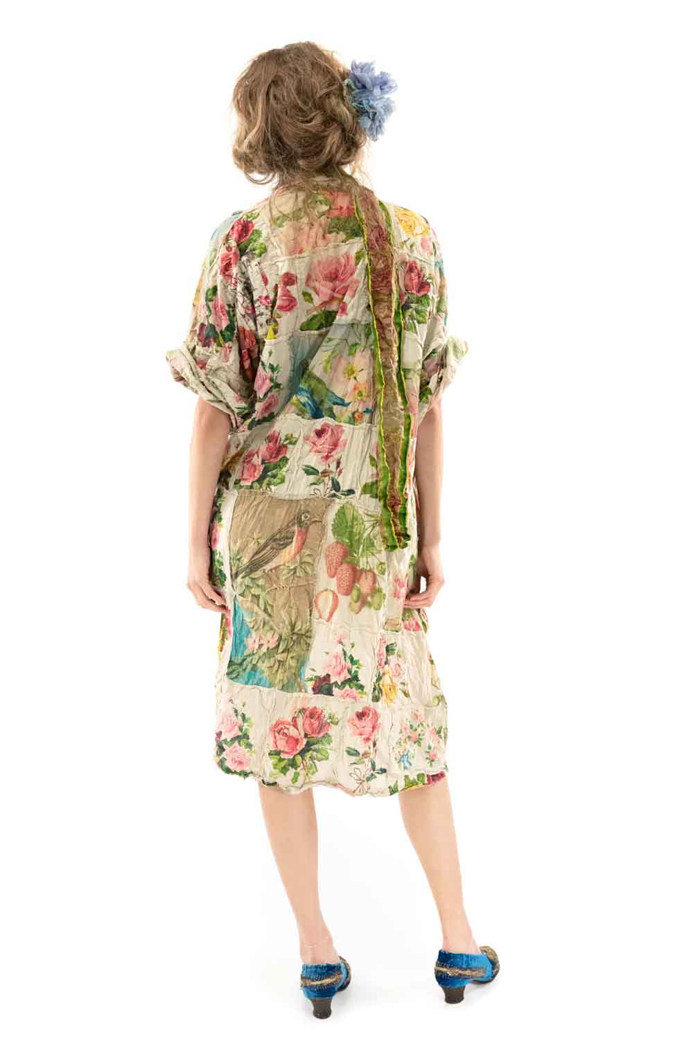 MAGNOLIA PEARL PATCHWORK BIRD VIJJI KIMONO JACKET 676 FLORERE
