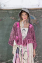 MAGNOLIA PEARL QUILTED LISE LOTTE PIANO SHAWL JACKET 833 POMEGRANATE