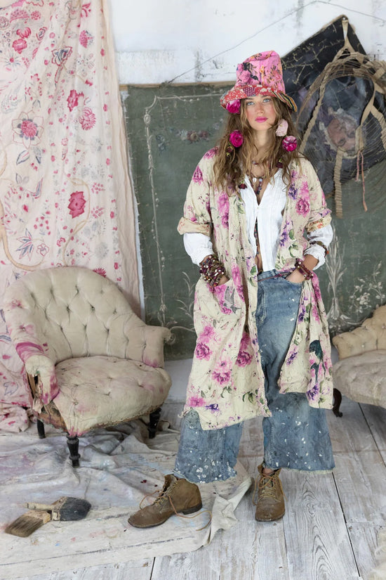 MAGNOLIA PEARL FLORAL ETTIENE KIMONO JACKET 901 PHLOX MOON