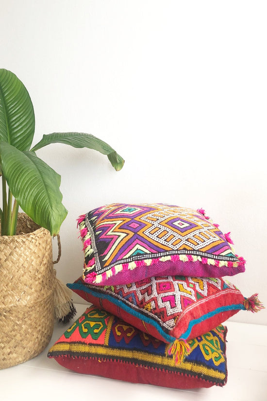 Vintage Moroccan Kilim Cushion 
