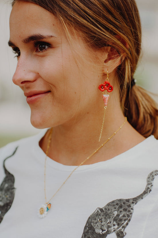 NACH POPPIES BOUQUET EARRINGS