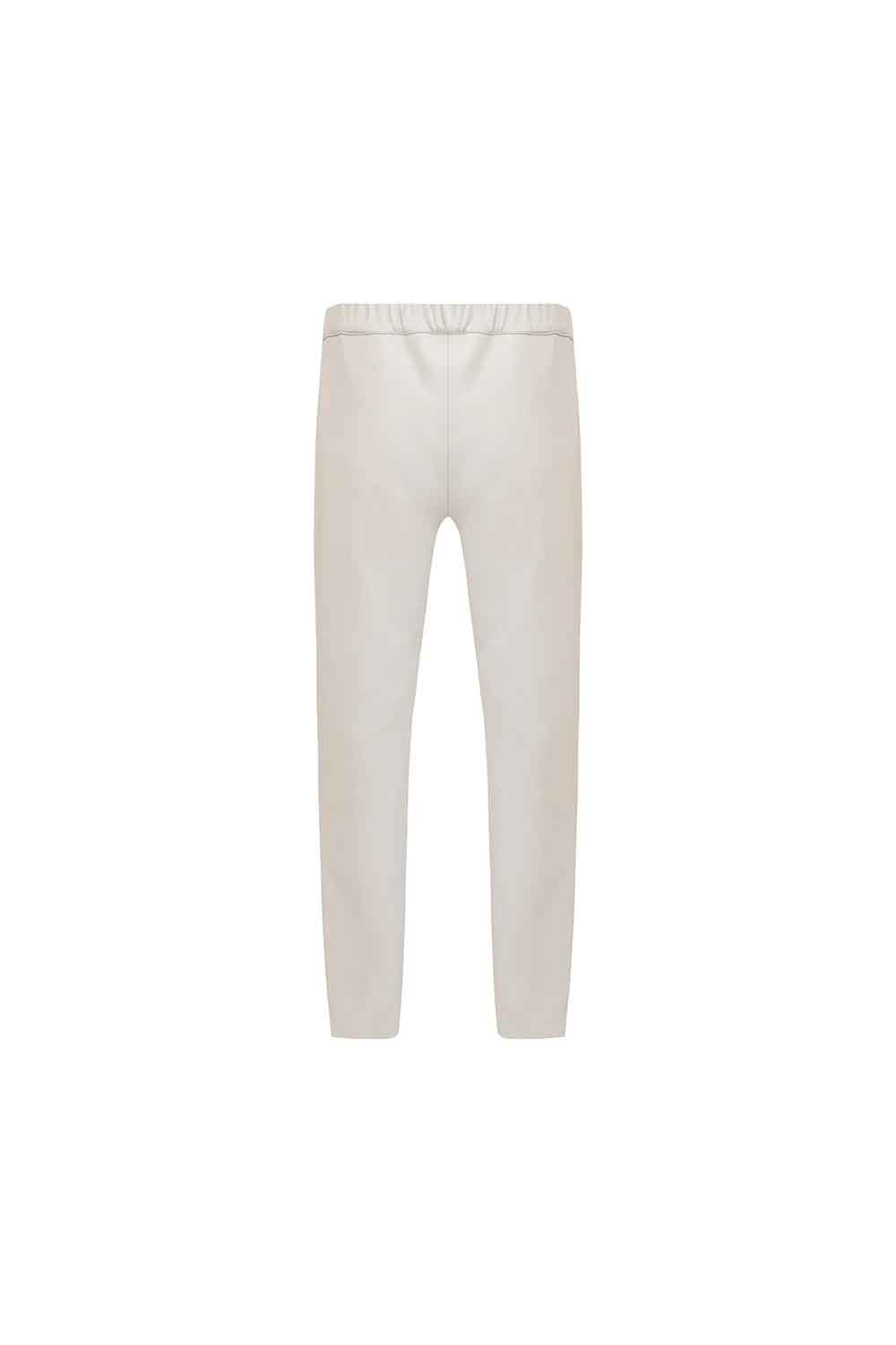 RAW BY RAW DANNY LEATHER PANT MILK