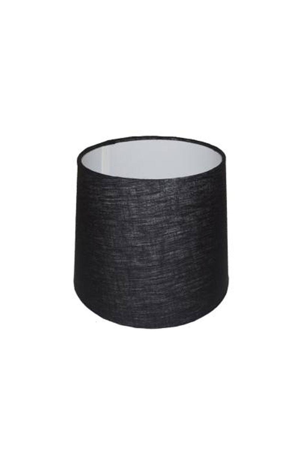 TAPERED LAMPSHADE LINEN BLACK COTTON