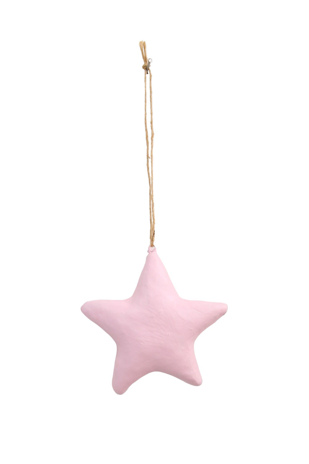RUBY STAR TRADERS PAPIER MACHE STAR PALE PINK