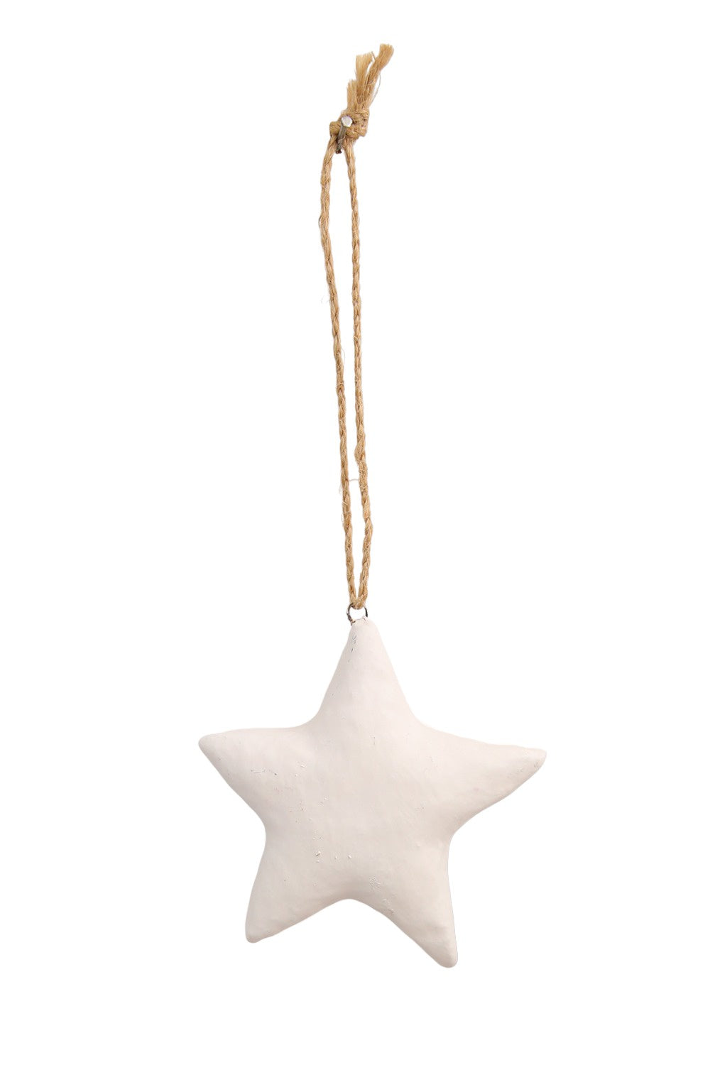 RUBY STAR TRADERS PAPIER MACHE STAR WHITE