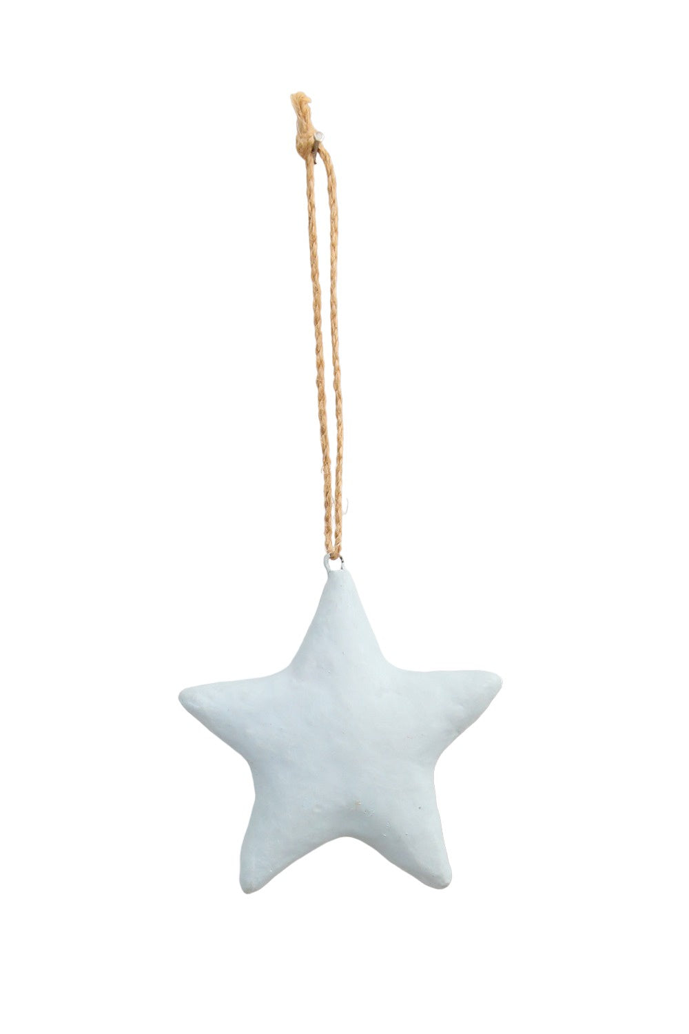 RUBY STAR TRADERS PAPIER MACHE STAR PALE BLUE