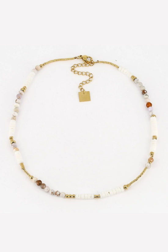 ZAG BRODIE NECKLACE NUDE