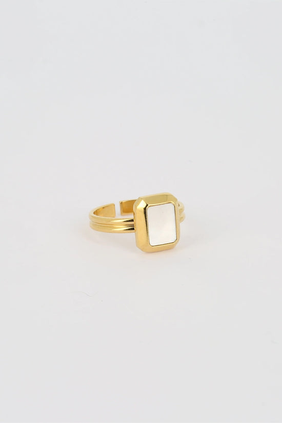 ZAG BIJOUX GERRY RING MOTHER OF PEARL