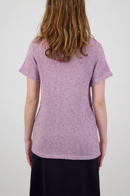 SABATINI POLO COLLAR KNIT LILAC