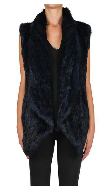 Faux fur 2025 vest 2018