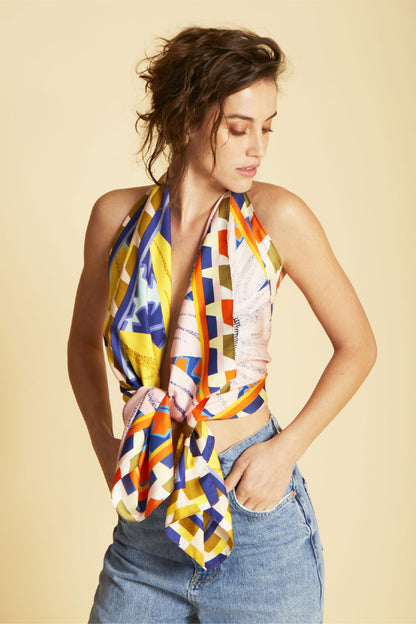 INOUI EDITIONS SOLEIL SCARF ORANGE