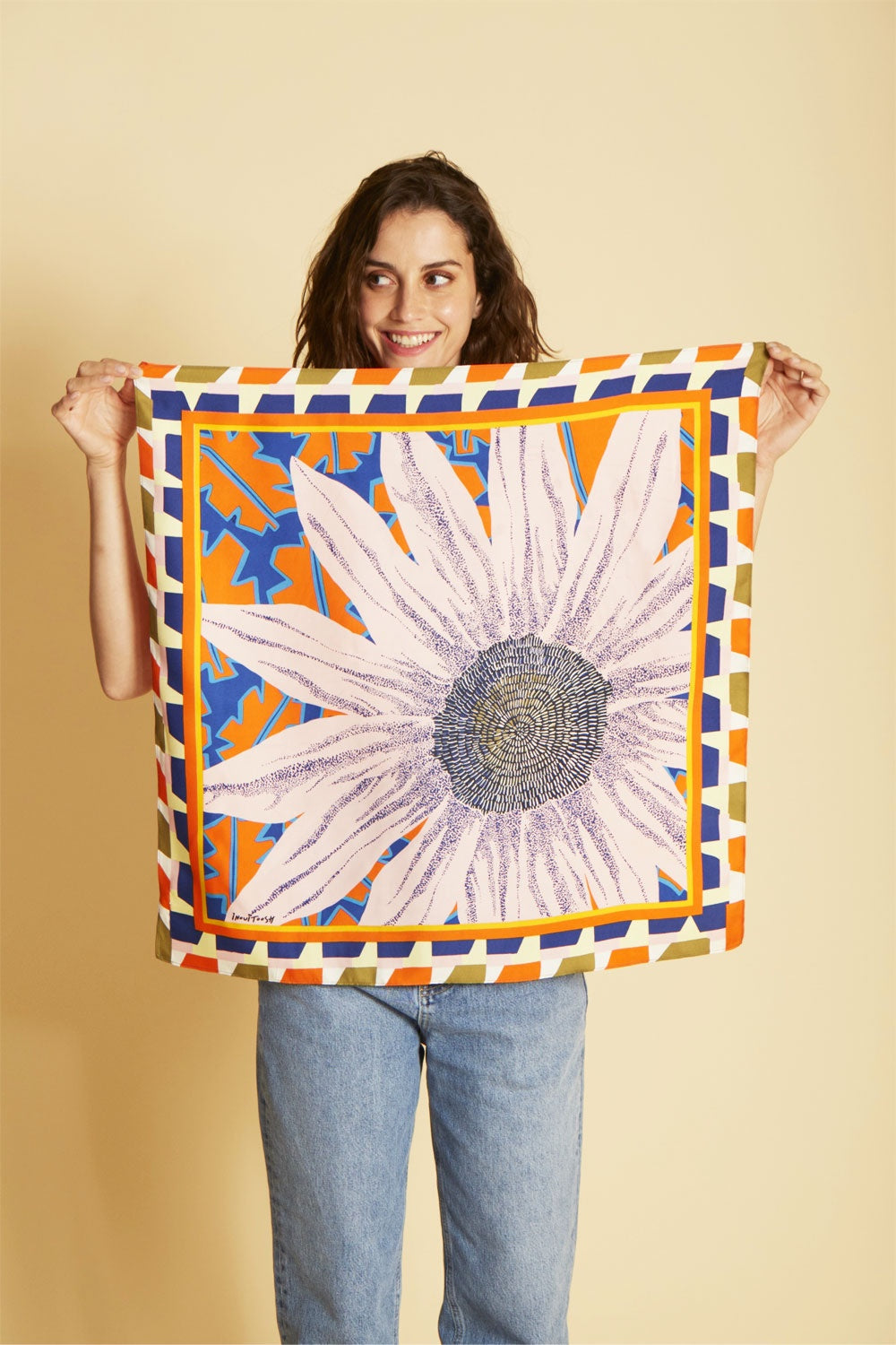 INOUI EDITIONS SOLEIL SCARF ORANGE