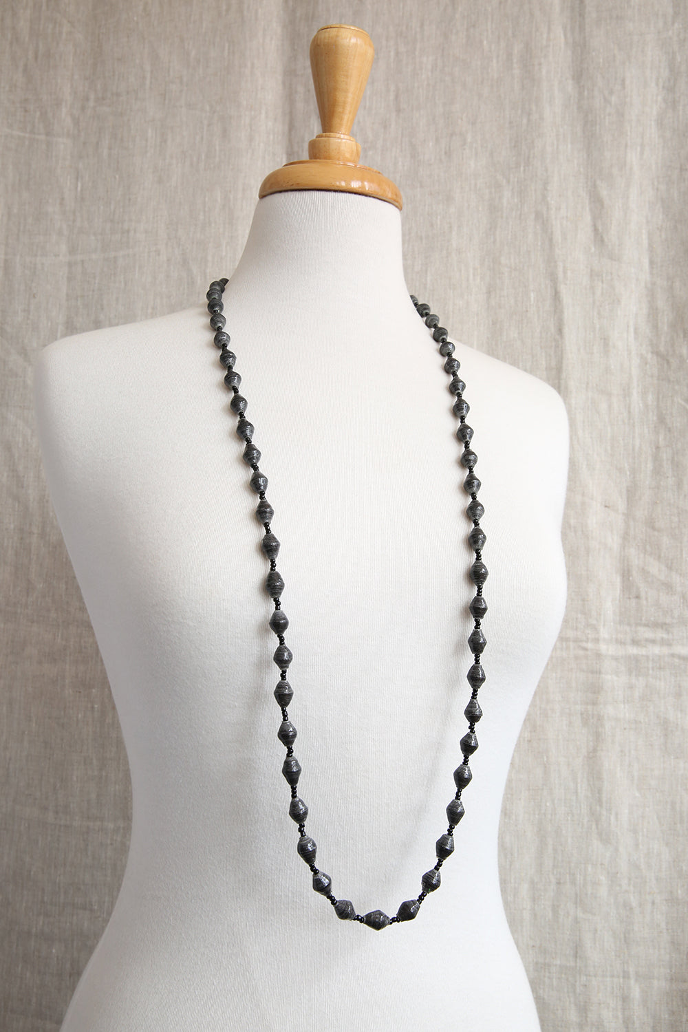 AFRI BEADS LONG SINGLE COLOUR NECKLACE