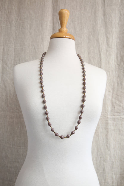 AFRI BEADS LONG SINGLE COLOUR NECKLACE