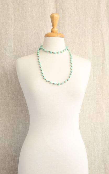 AFRI BEADS LONG SINGLE COLOUR NECKLACE