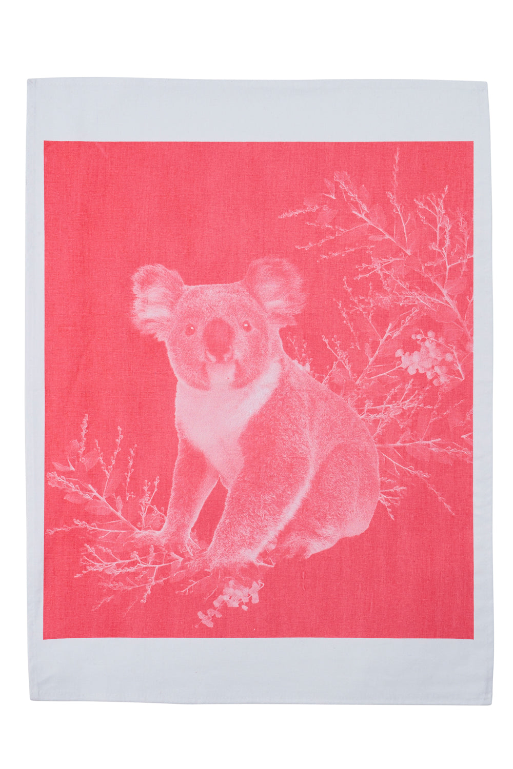 BONNIE AND NEIL TEA TOWEL KOALA PINK