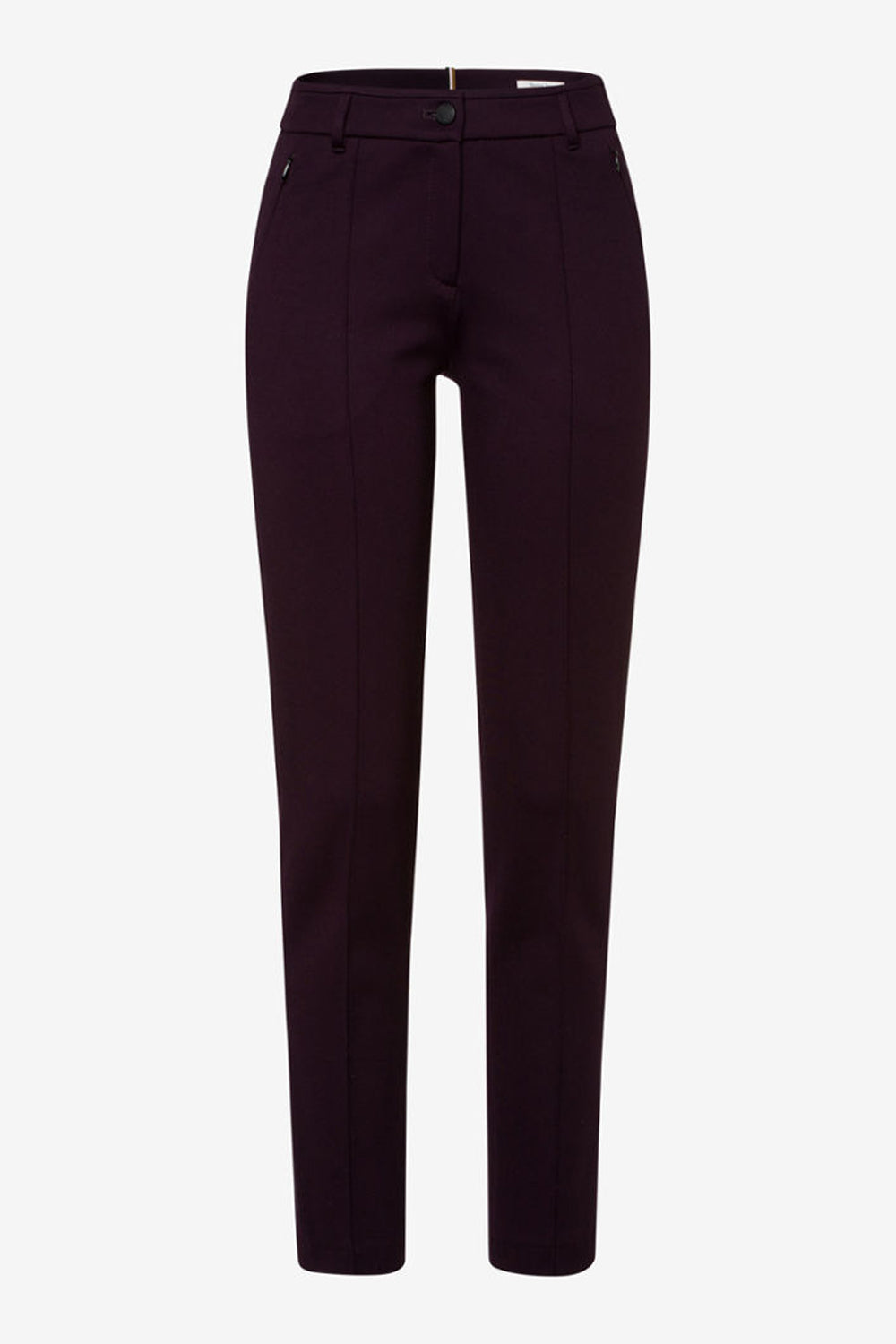 BRAX SIDNEY PONTE PANT AUBERGINE