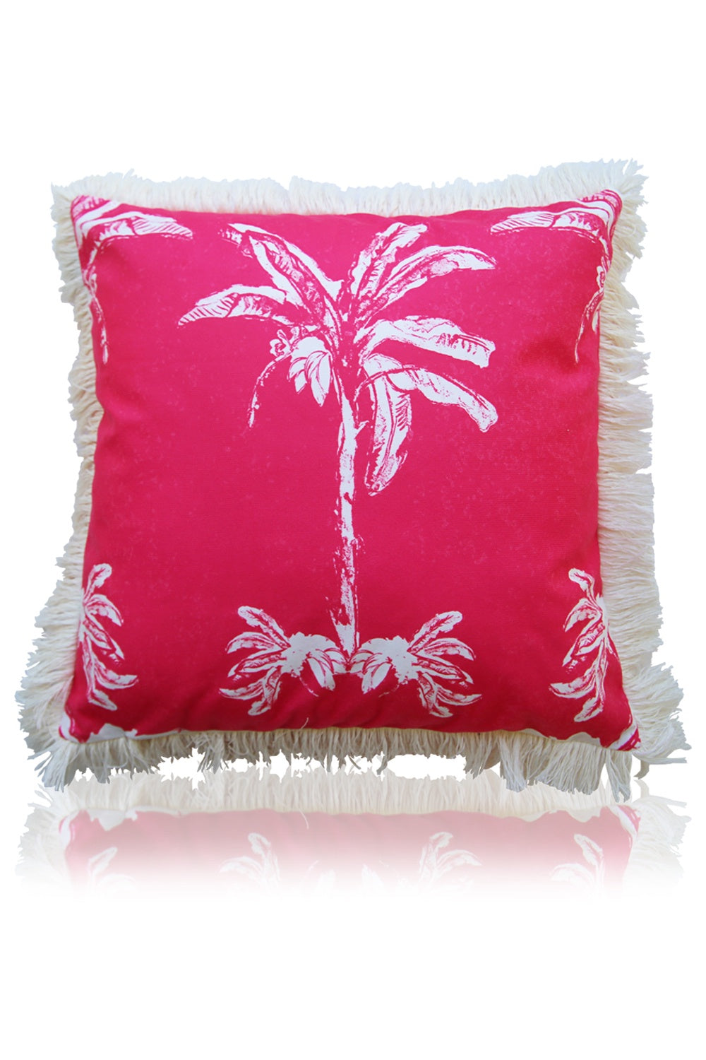 LIBBY WATKINS BANANA BUNGALOW CUSHION COVER 45CM PINK