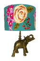 RUBY STAR TRADERS ELEPHANT MATT GOLD LAMP BASE