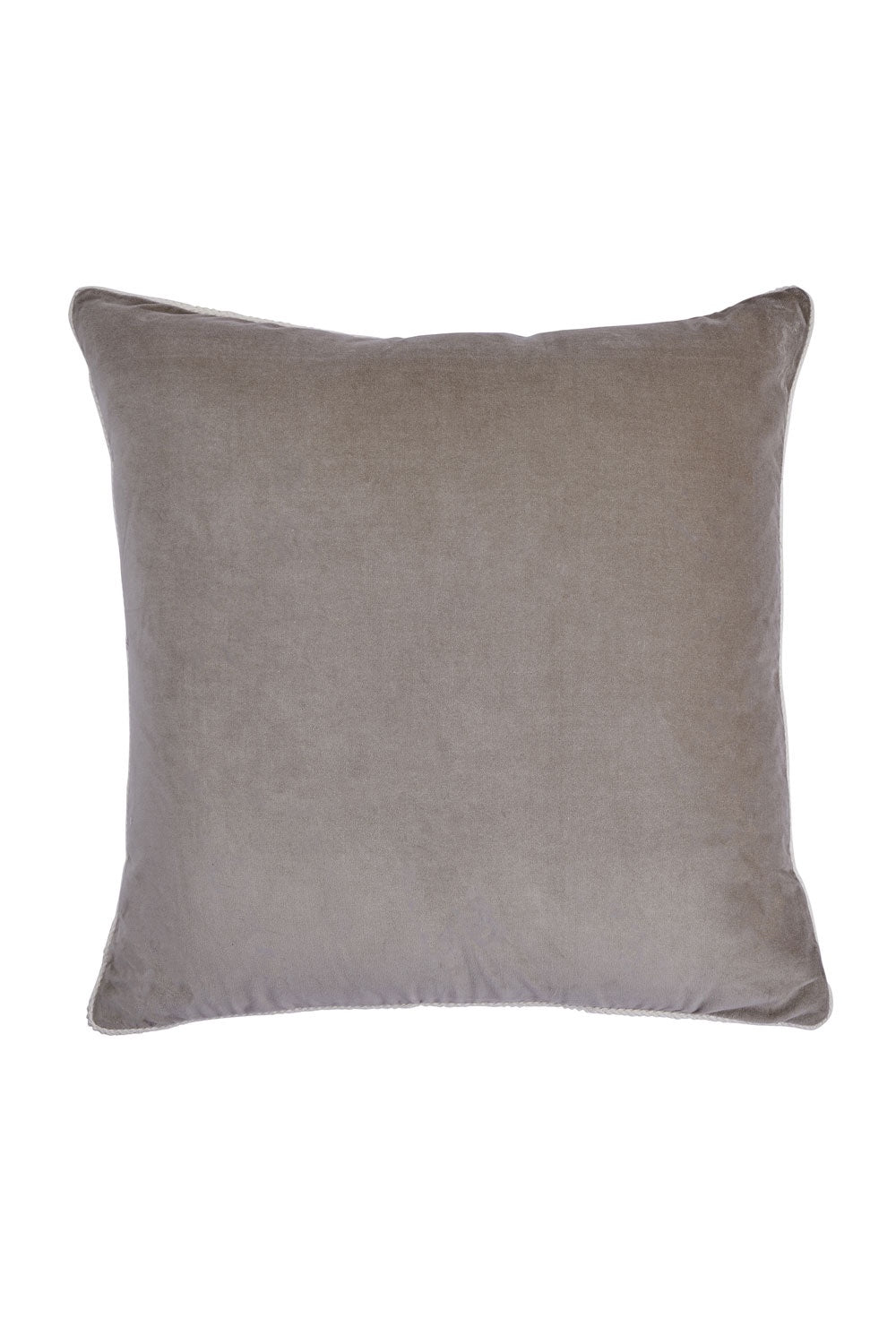 BONNIE AND NEIL VELVET CUSHION BONE 60CM