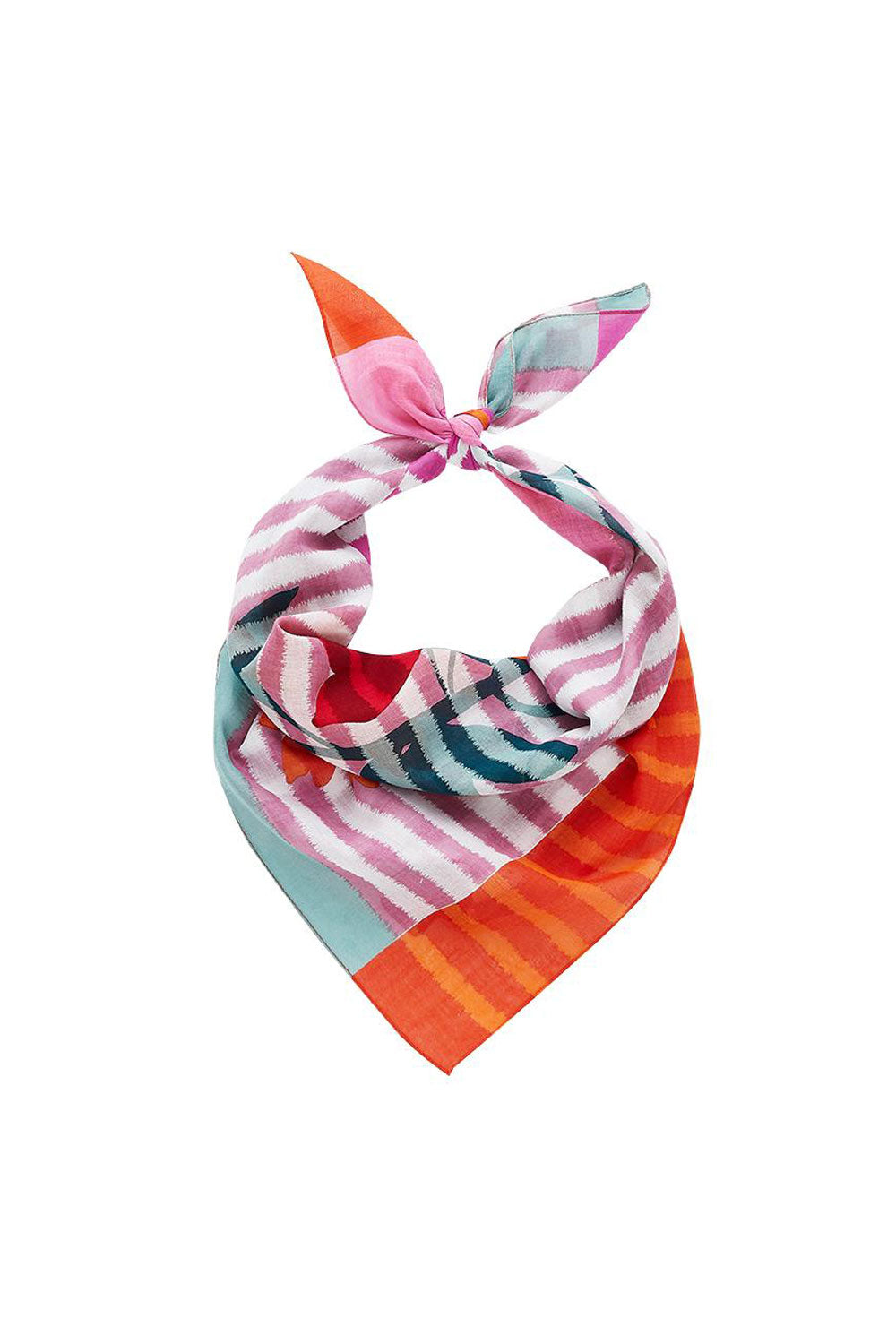 INOUI EDITIONS AOUT BANDANA SCARF PINK/ROSE