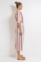 LOLA SUMMER STRIPE DRAY SHIRT DRESS