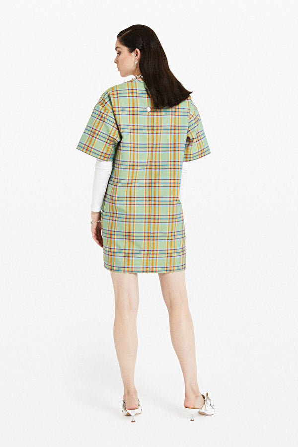 ottodame-DC4288-short-sleeve-plaid-dress