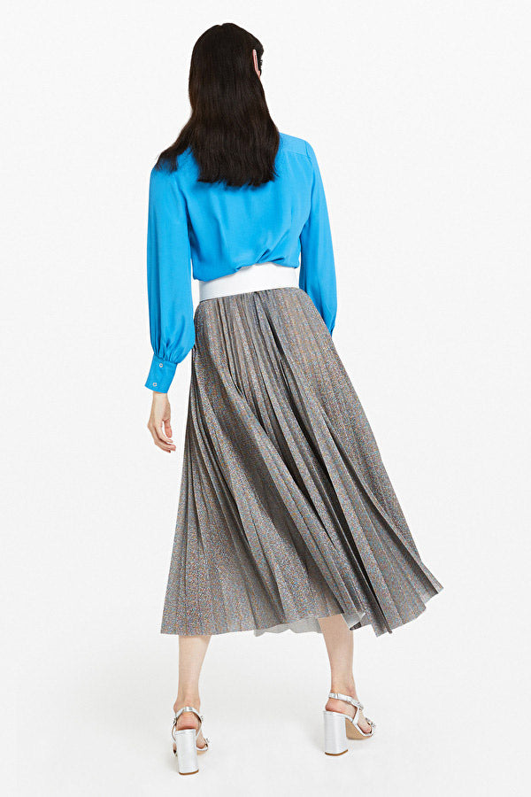 ottodame-DN5749-metallic-pleated-skirt