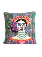 Frida Kahlo Grey Cushion