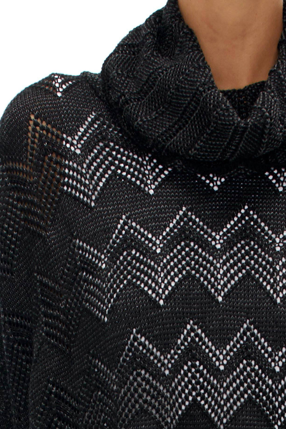 SABATINI ZIGZAG LACE STITCH JUMPER