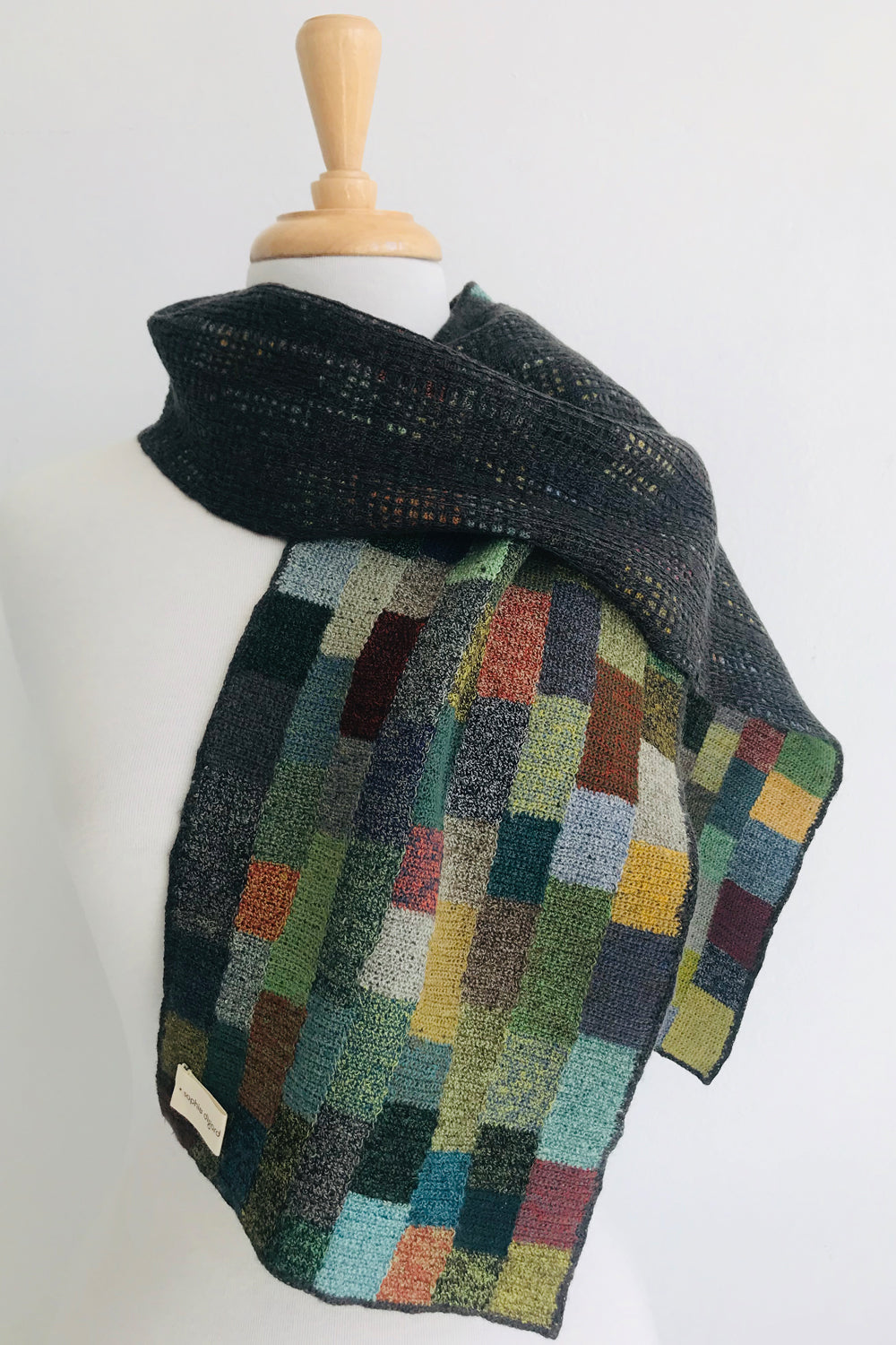 SOPHIE DIGARD STRANGERS TIDE WOOL SCARF