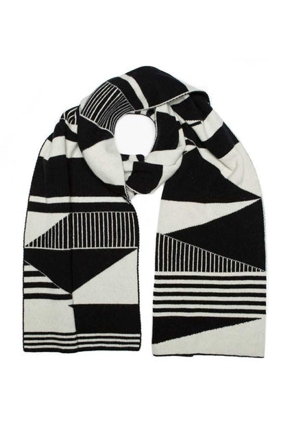 GREEN THOMAS SEMAPHORE BLANKET SCARF